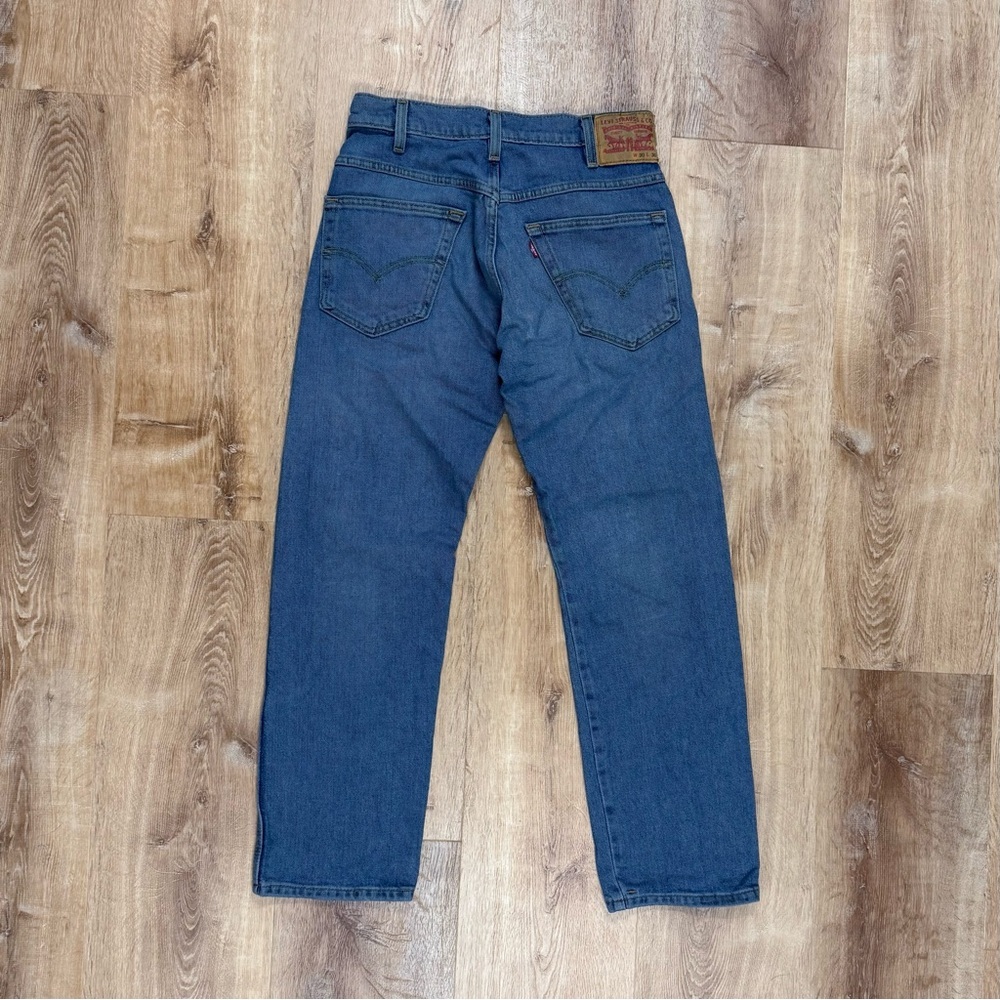 Levi's Medium Wash Straight Blue Jeans Men’s Size 30x30​ - Picture 3 of 7